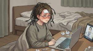 風邪を引いてオンライン診療