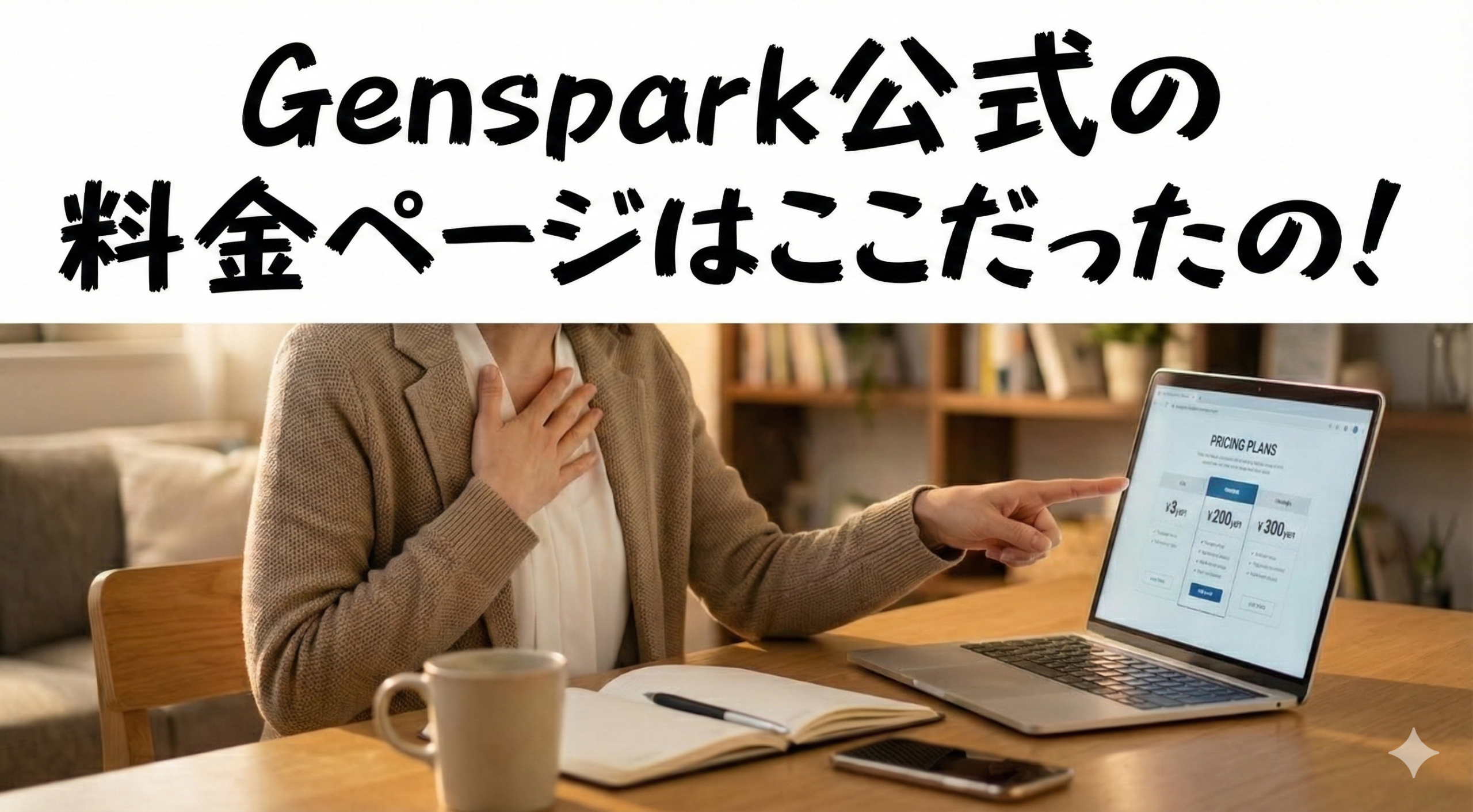 Gensparkの公式料金ページはここだったの！